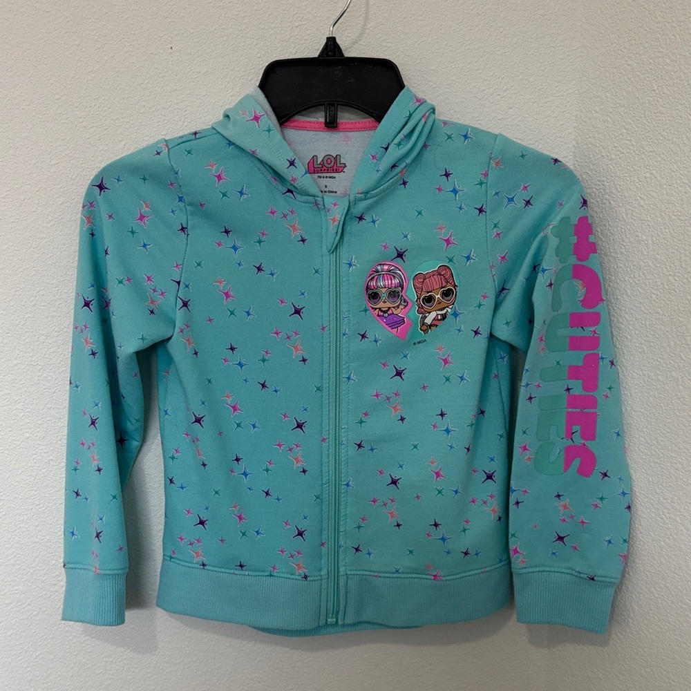 L.O.L. Surprise! Teal Starry Kids Hoodie